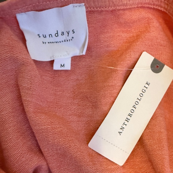 Anthropologie Sundays Ember Mini Dress | Coral | Medium | NWT - Picture 6 of 6